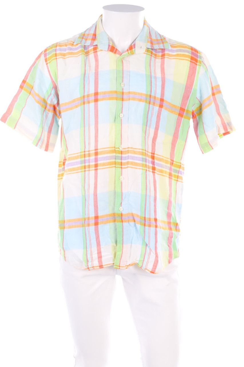 McNEAL - Leinen-Hemd mit Tartan-Muster - M