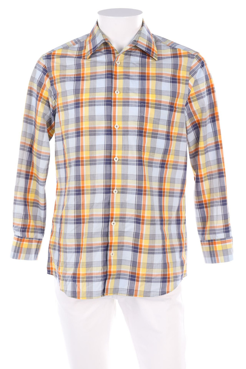 walbusch - Tartan-Hemd - 38