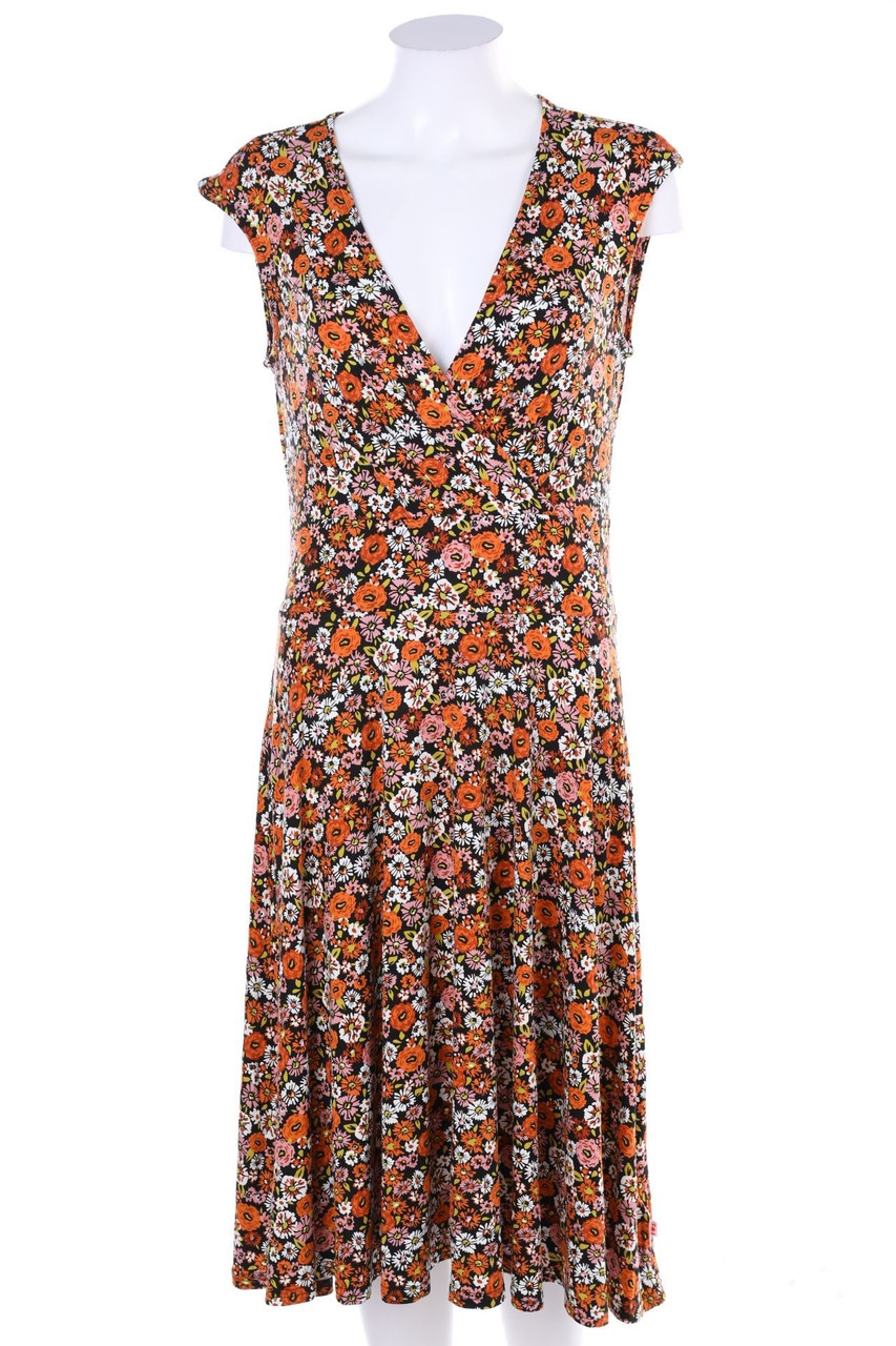 blutsgeschwister - Kleid mit Blumen-Print - XL