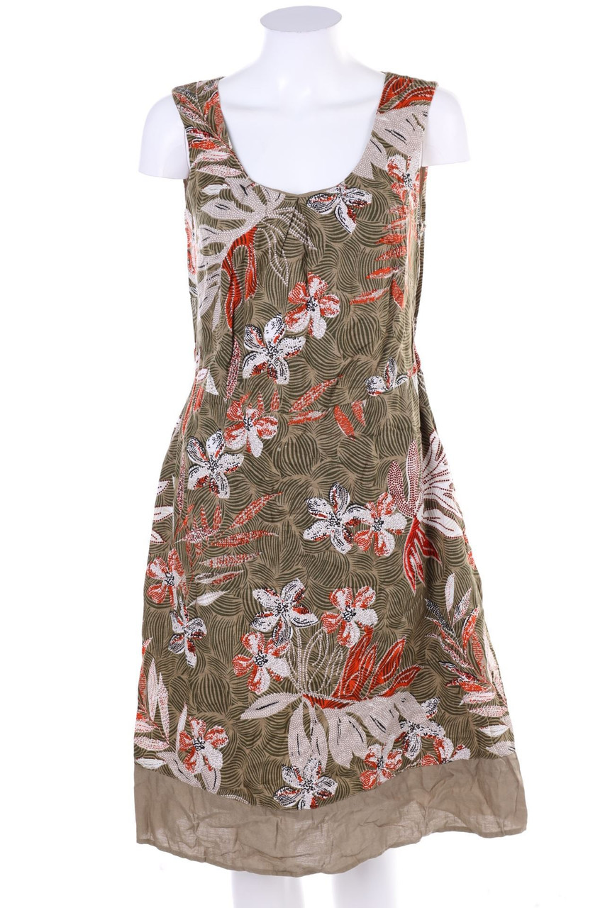 Isolde - Kleid aus Leinen-Mix - D 38