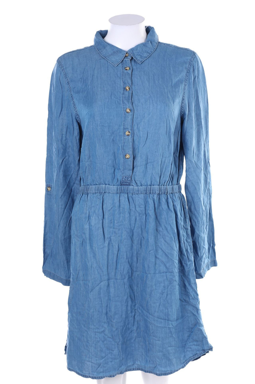 UP2FASHION - Kleid in Denim-Optik - D 38