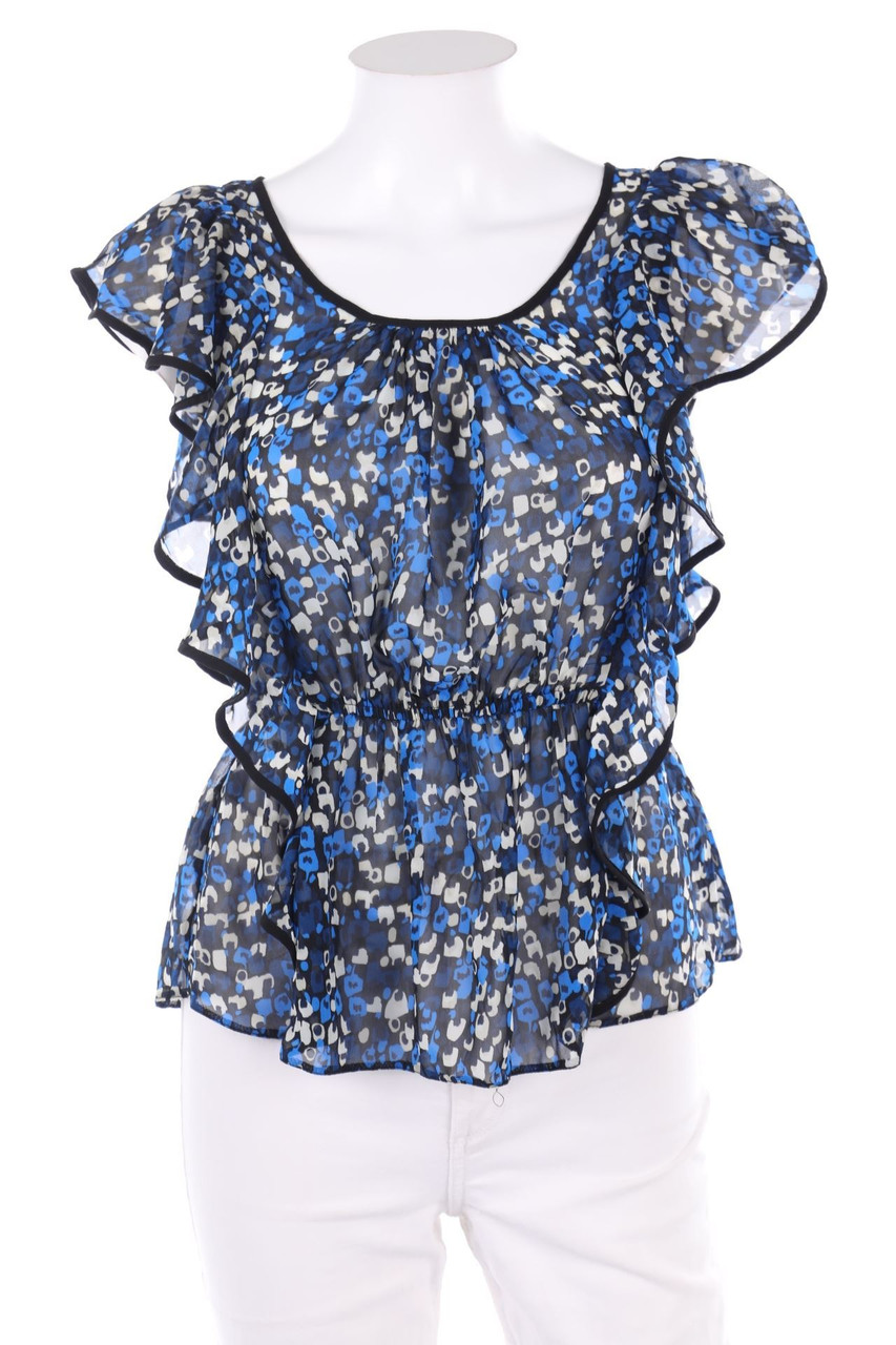 H&M - Volant-Bluse mit Gummizug - D 34