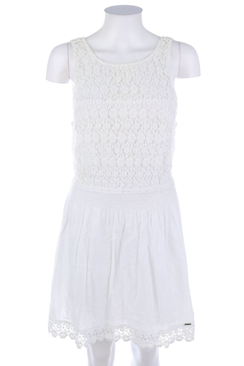 HOLLISTER - Kleid aus Spitze mit tiefem Rückenausschnitt - L