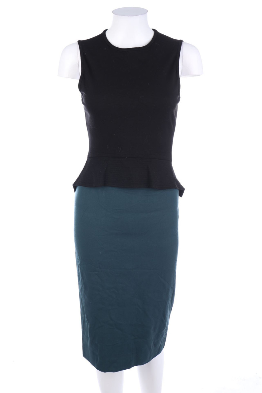 STELLA McCARTNEY - Two Tone-Abendkleid mit Schößchen - D 32