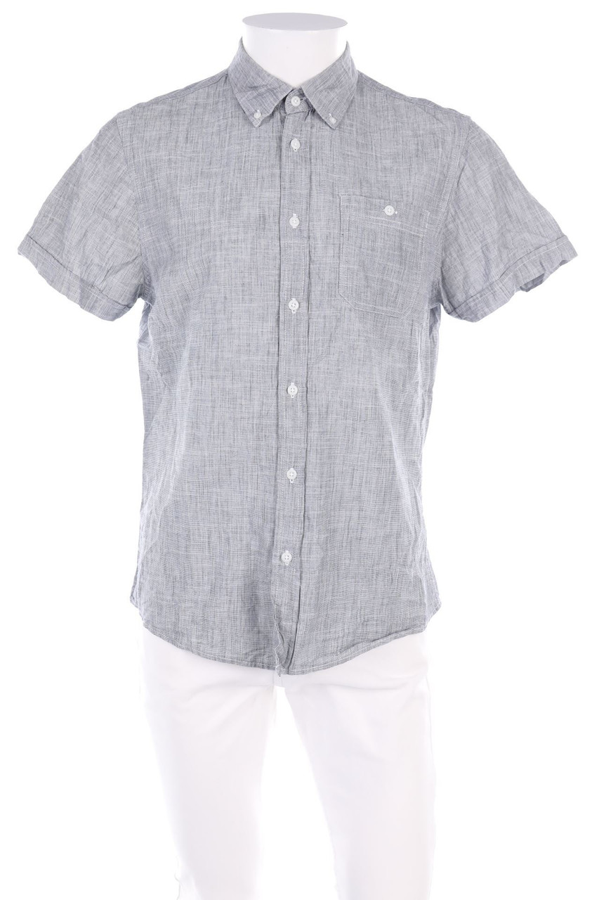Angelo Litrico C&A - Kurzarm-Hemd mit Button-down-Kragen - M