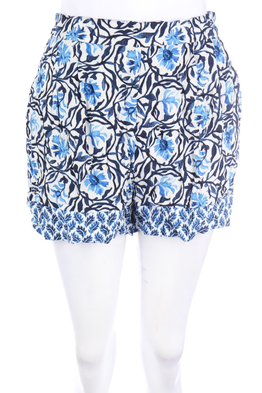 Ohne Label - Shorts mit Blumen-Print - D 34