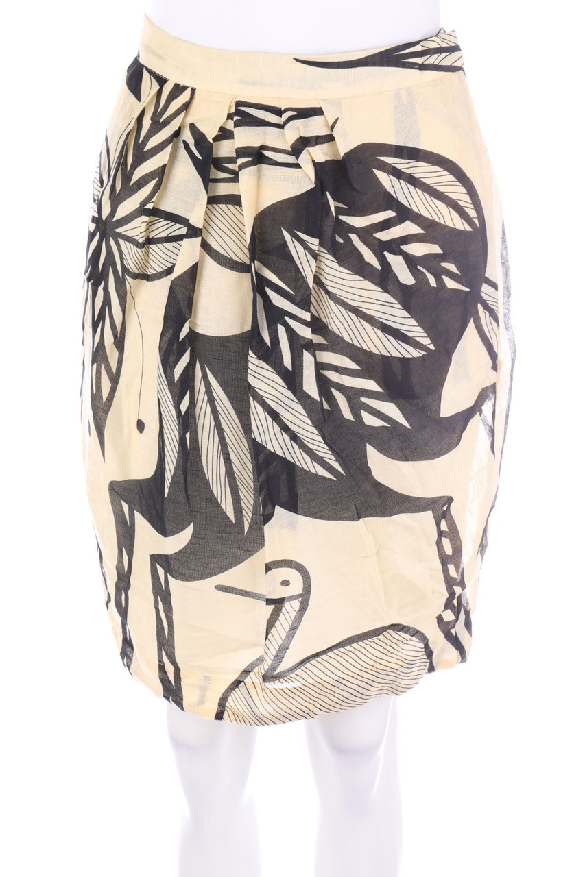 BY MALENE BIRGER - Rock aus Leinen-Seide-Mix mit Blumen-Print - D 34