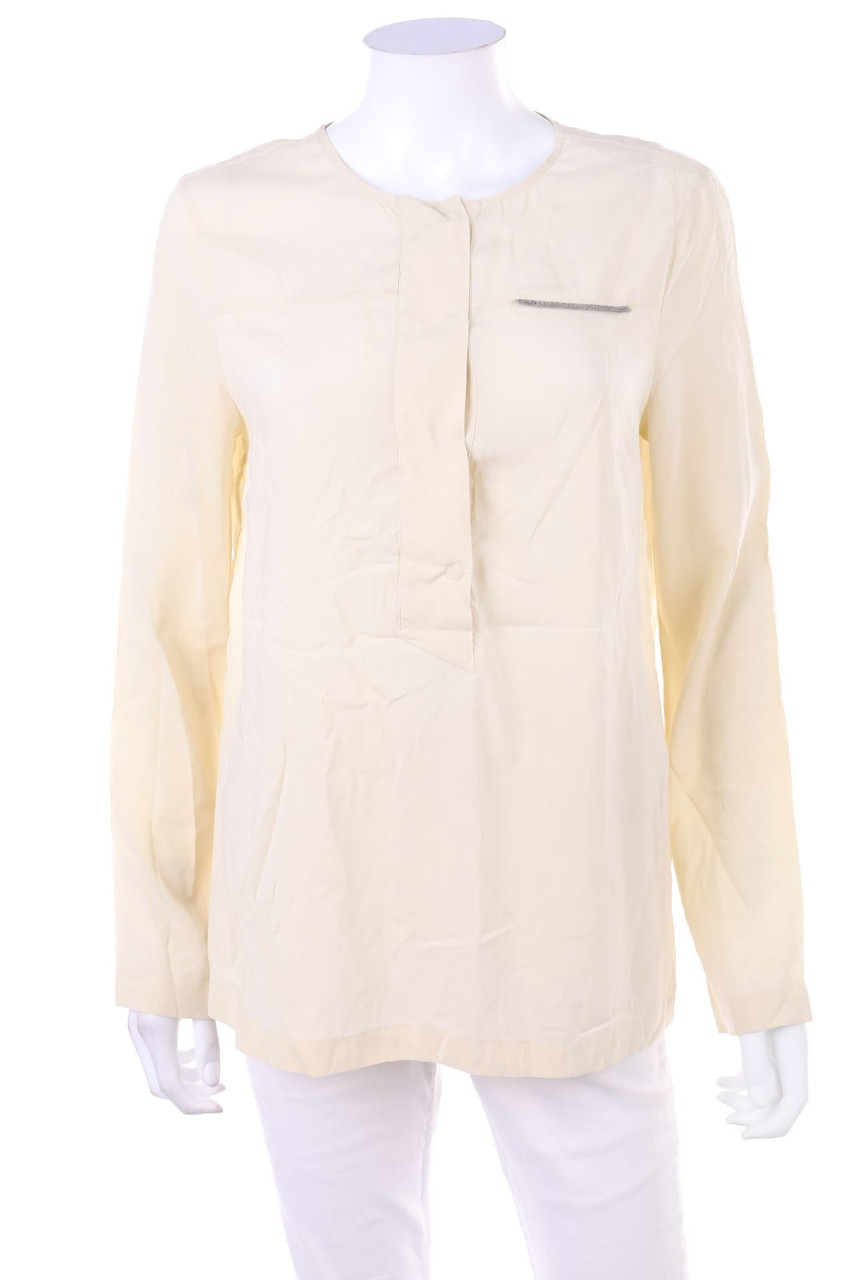 BRUNELLO CUCINELLI - Seiden-Bluse mit Stretch - M