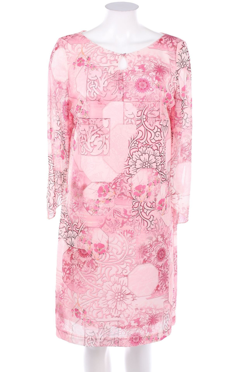 just white - Kleid mit Muster - D 42