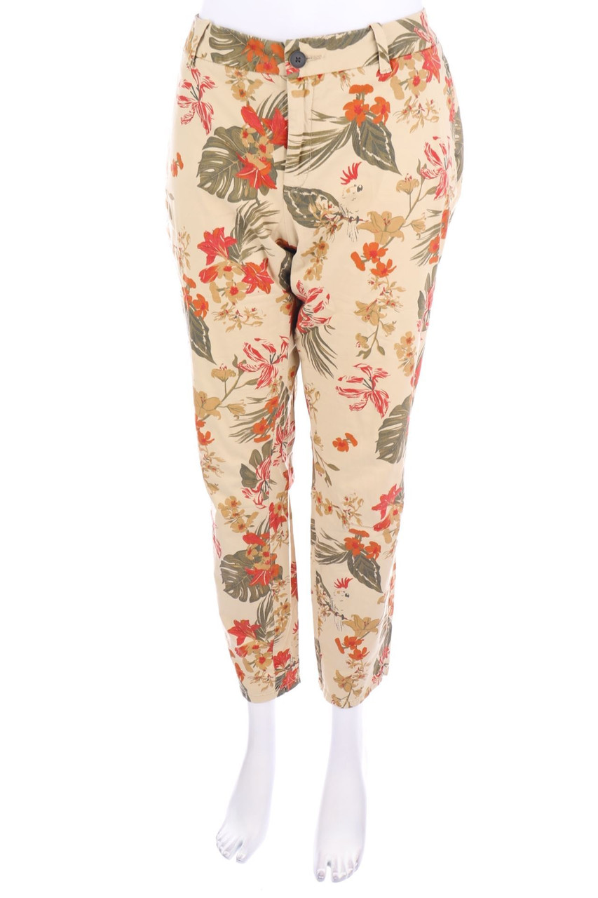 s.Oliver - Hose mit Tropical Print - D 40