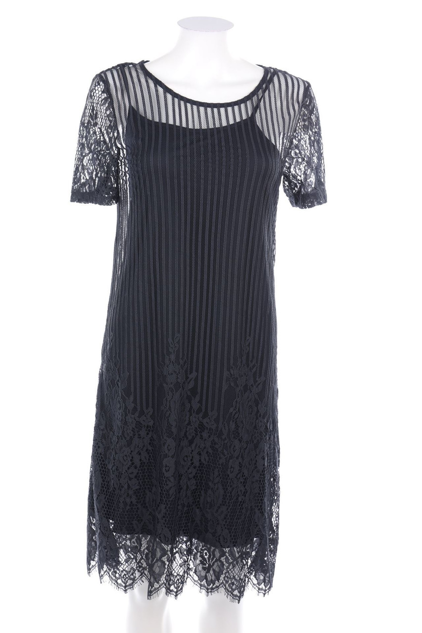 VILA - Kleid aus Spitze mit Streifen - S