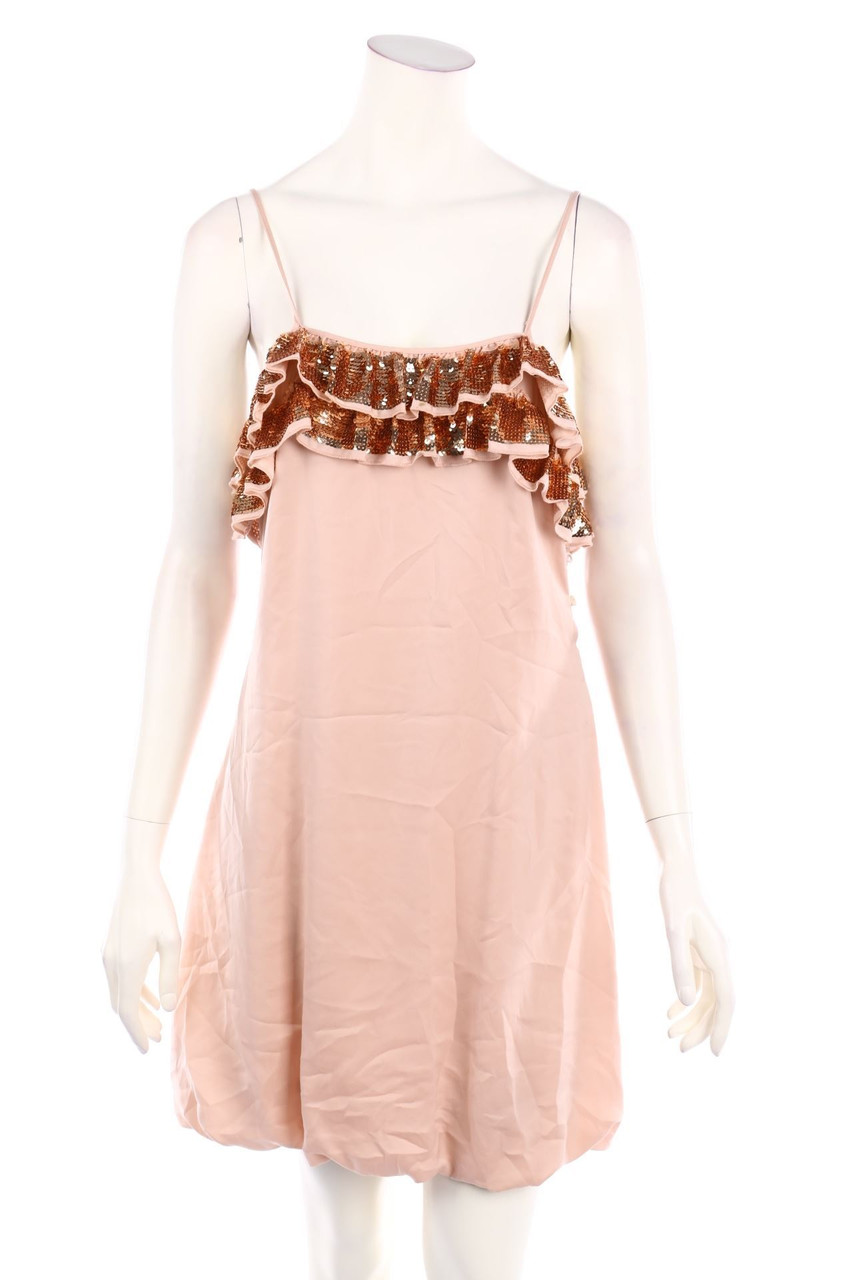 PATRIZIA PEPE - Ballon-Kleid mit Pailletten - D 36