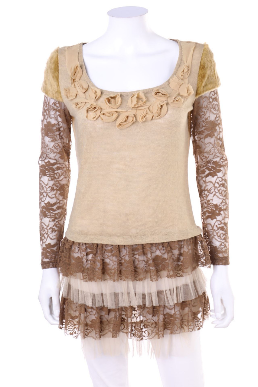 SECONDHAND - Bluse im Layer Look - M