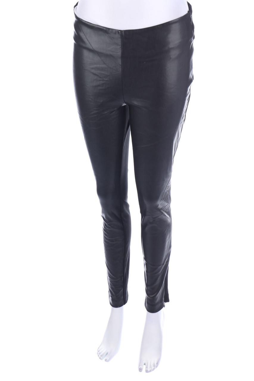 ESPRIT - Two-in-One Kunstleder-Hose - D 38