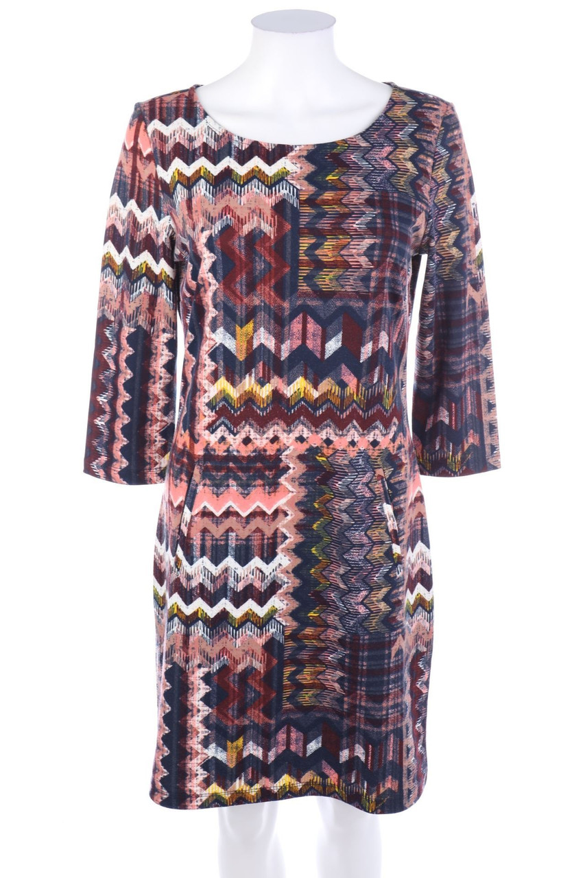 SAINT TROPEZ - Shift-Kleid mit Geo-Print - S