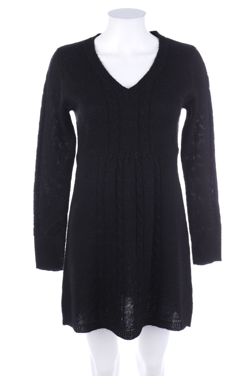 Ohne Label - Strickkleid mit Zopf-Muster - S