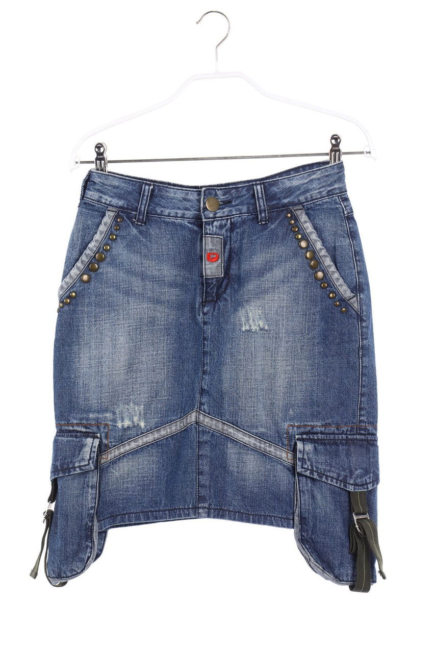 gaze - Jeansrock mit Nieten - M