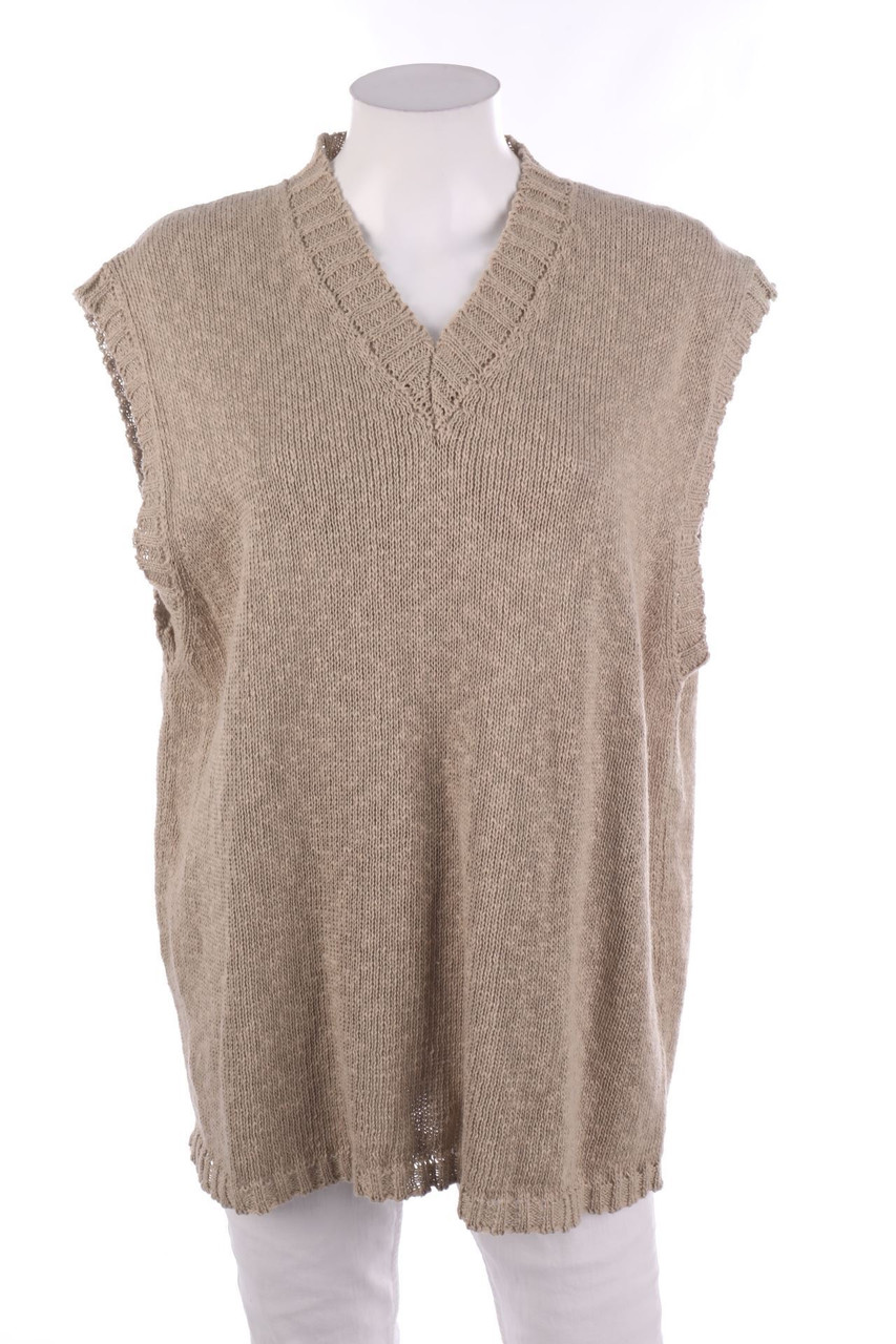 hessnatur - Pullunder aus Leinen-Mix - 54