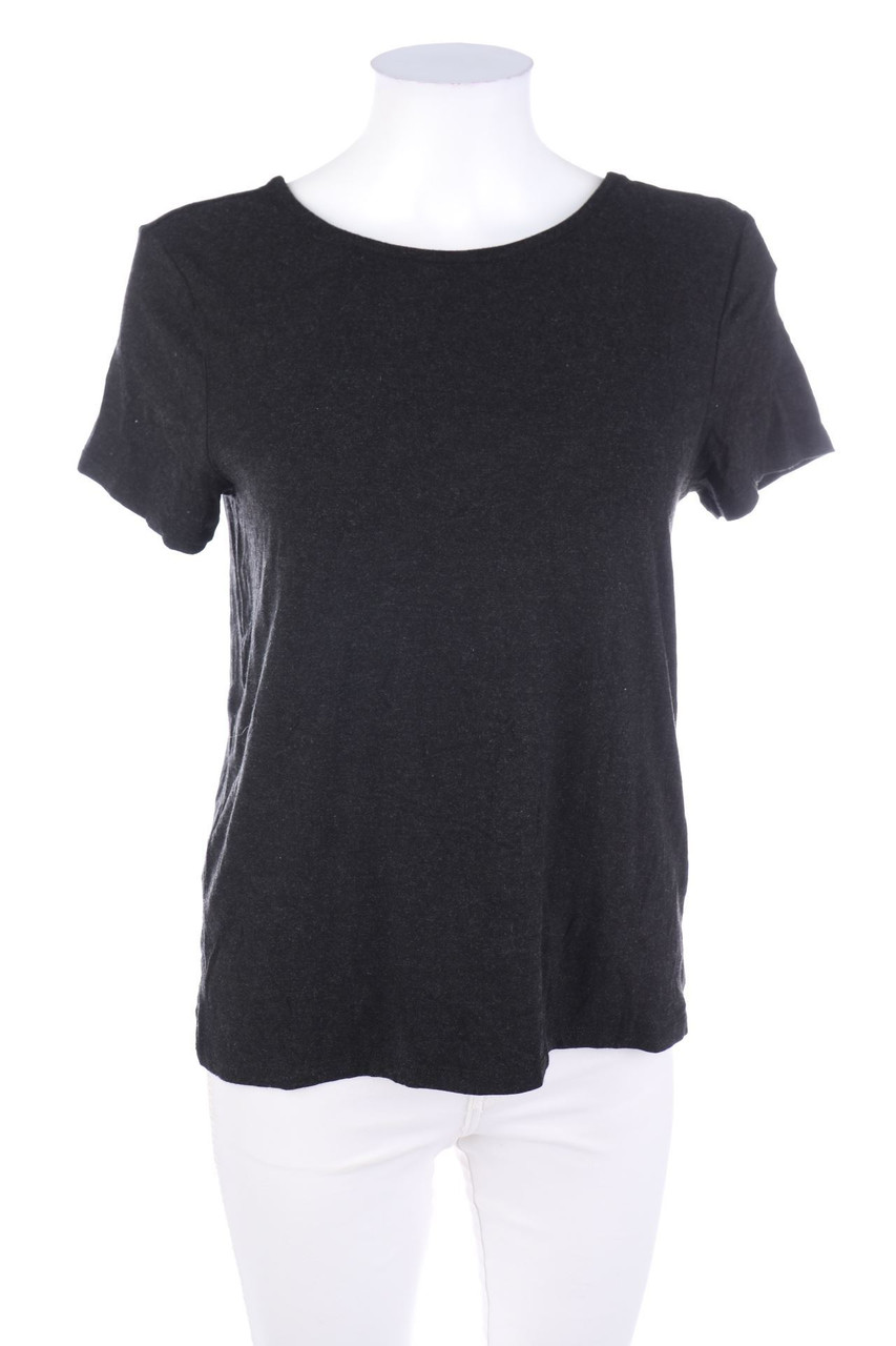 Ohne Label - Kurzarm-Shirt mit Schnürung - S