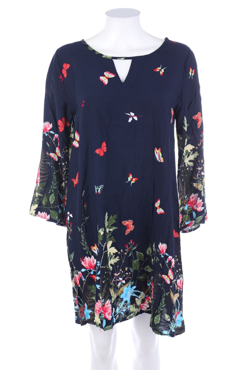 L.B.C. - Kleid mit Blumen-Print - M