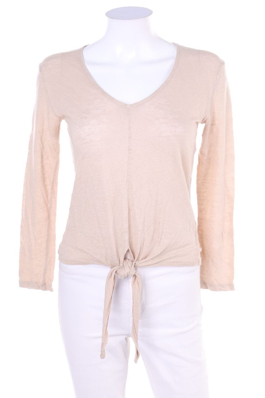 H&M - Longsleeve-Shirt zum Knoten - XS