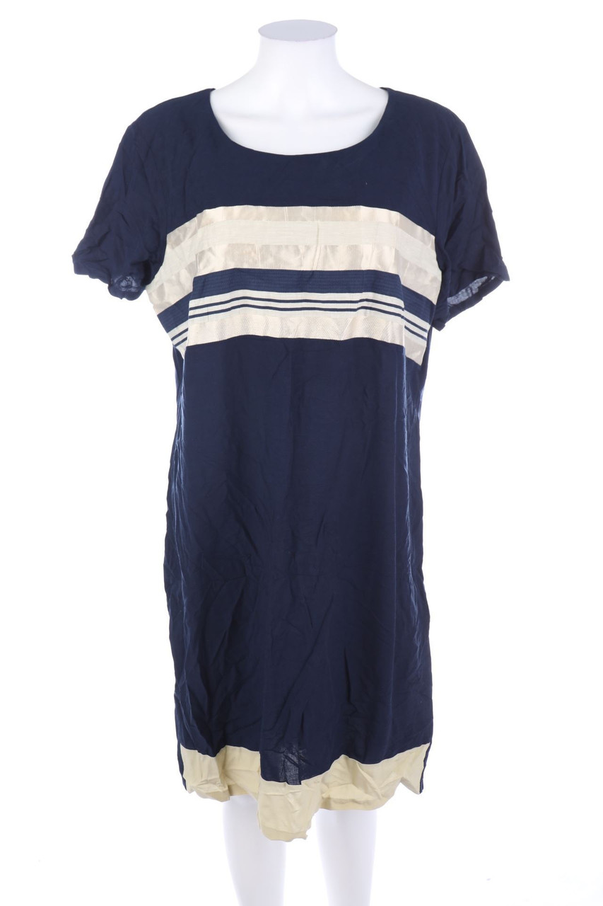 Ohne Label - Kleid mit Streifen - D 42