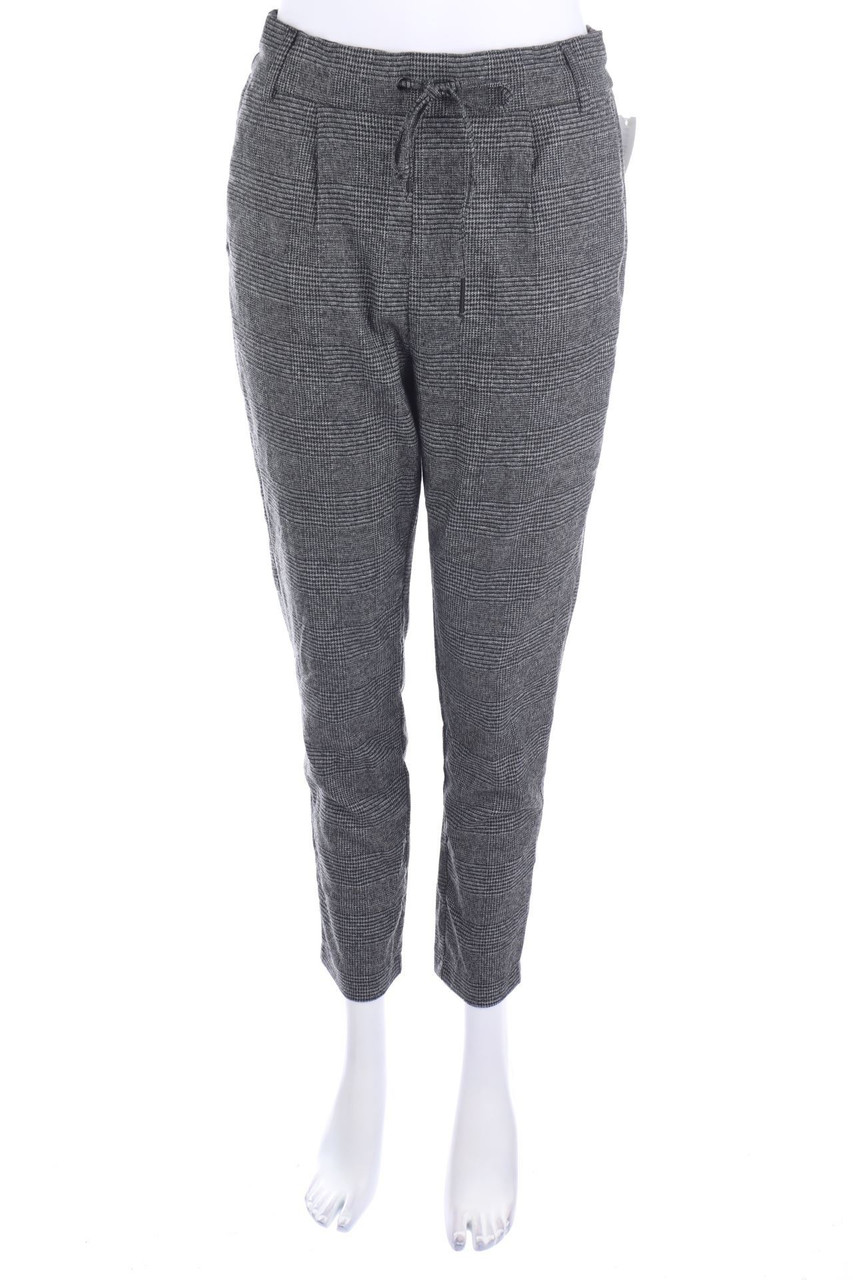 Ohne Label - Jogger-Hose mit Karo-Muster - M