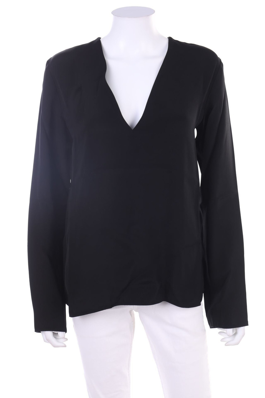 nanushka - Clean Chic-Bluse mit tiefem Ausschnitt - M