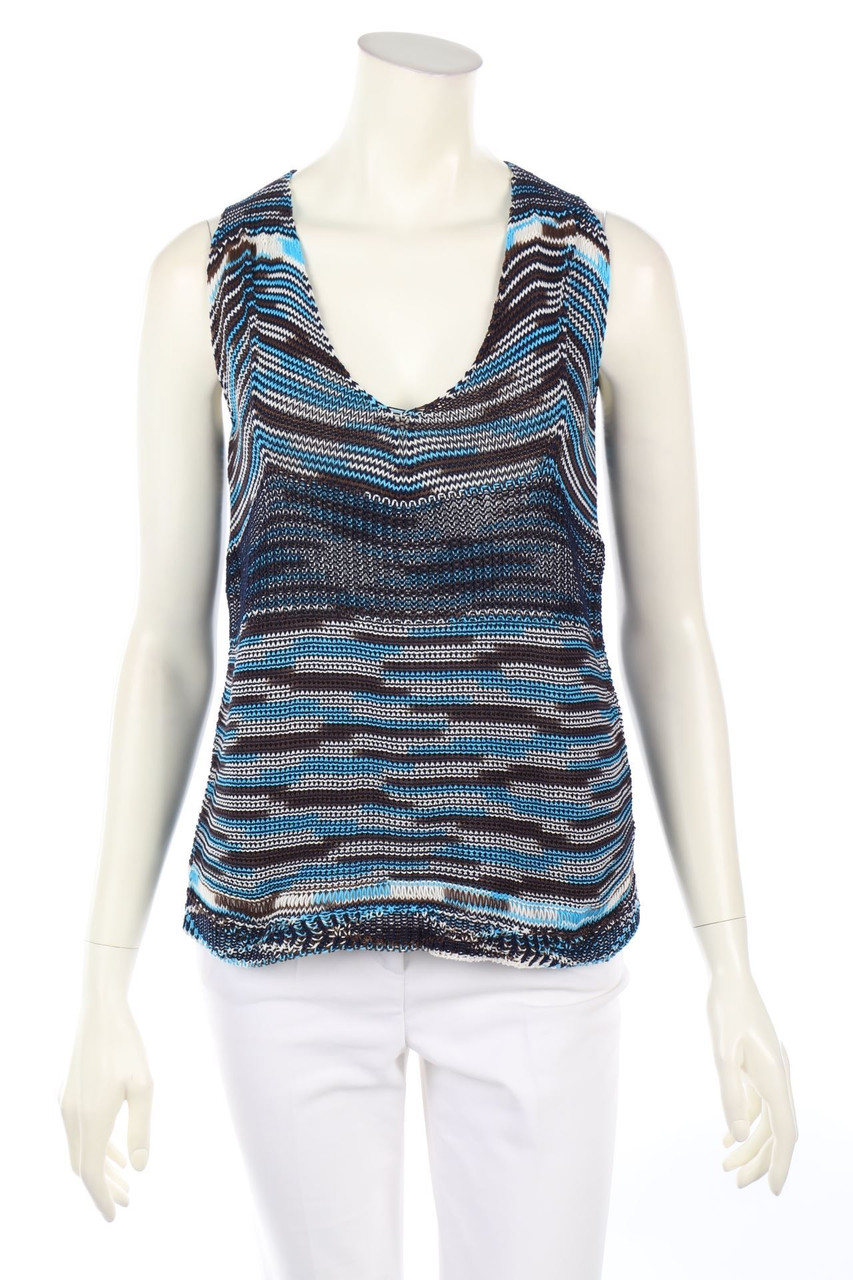 LAMBERTO LOSANI - Strick-Top aus Baumwolle - S