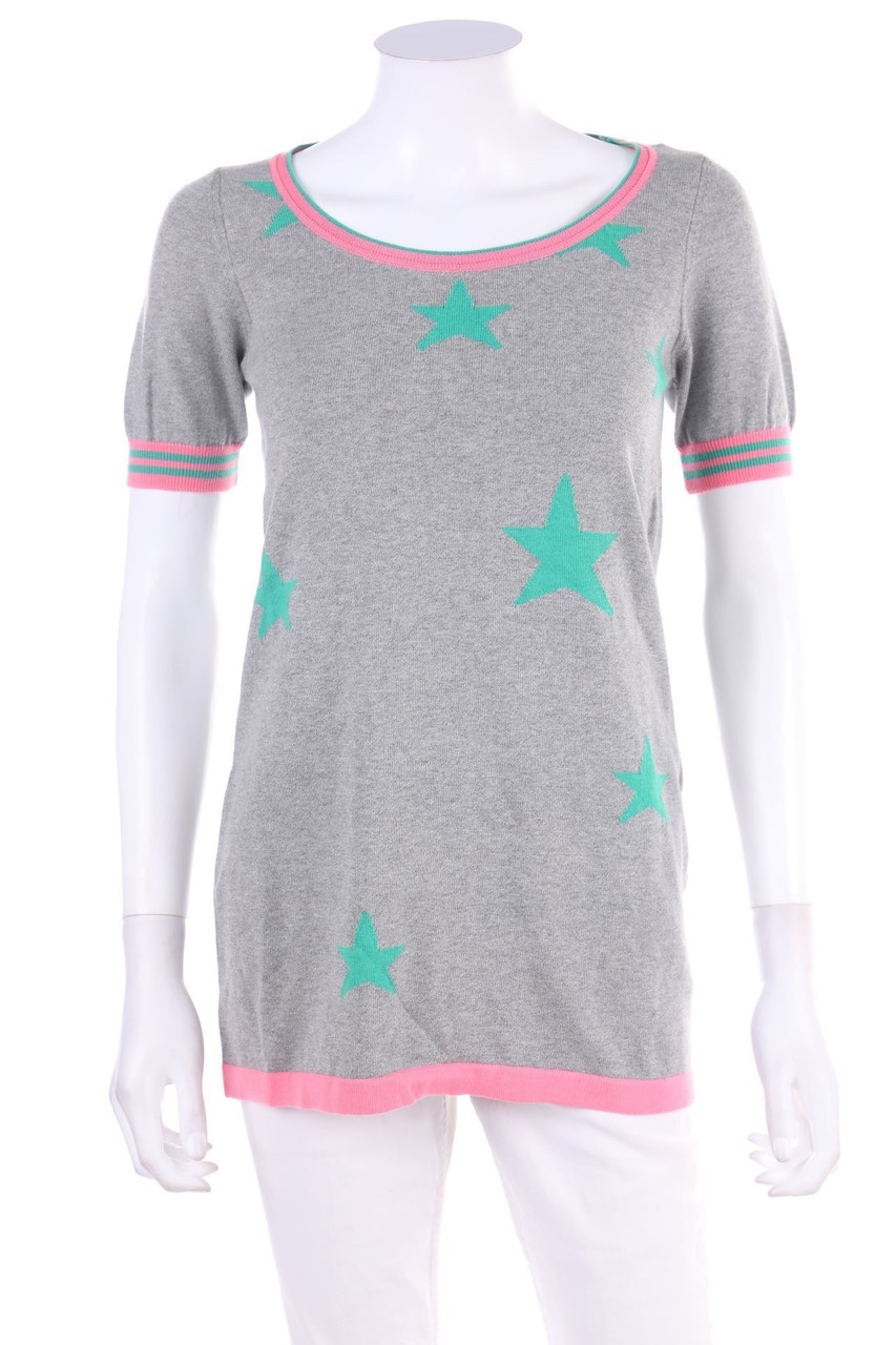 DIMORA - Muster-Baumwoll-Pullover - S