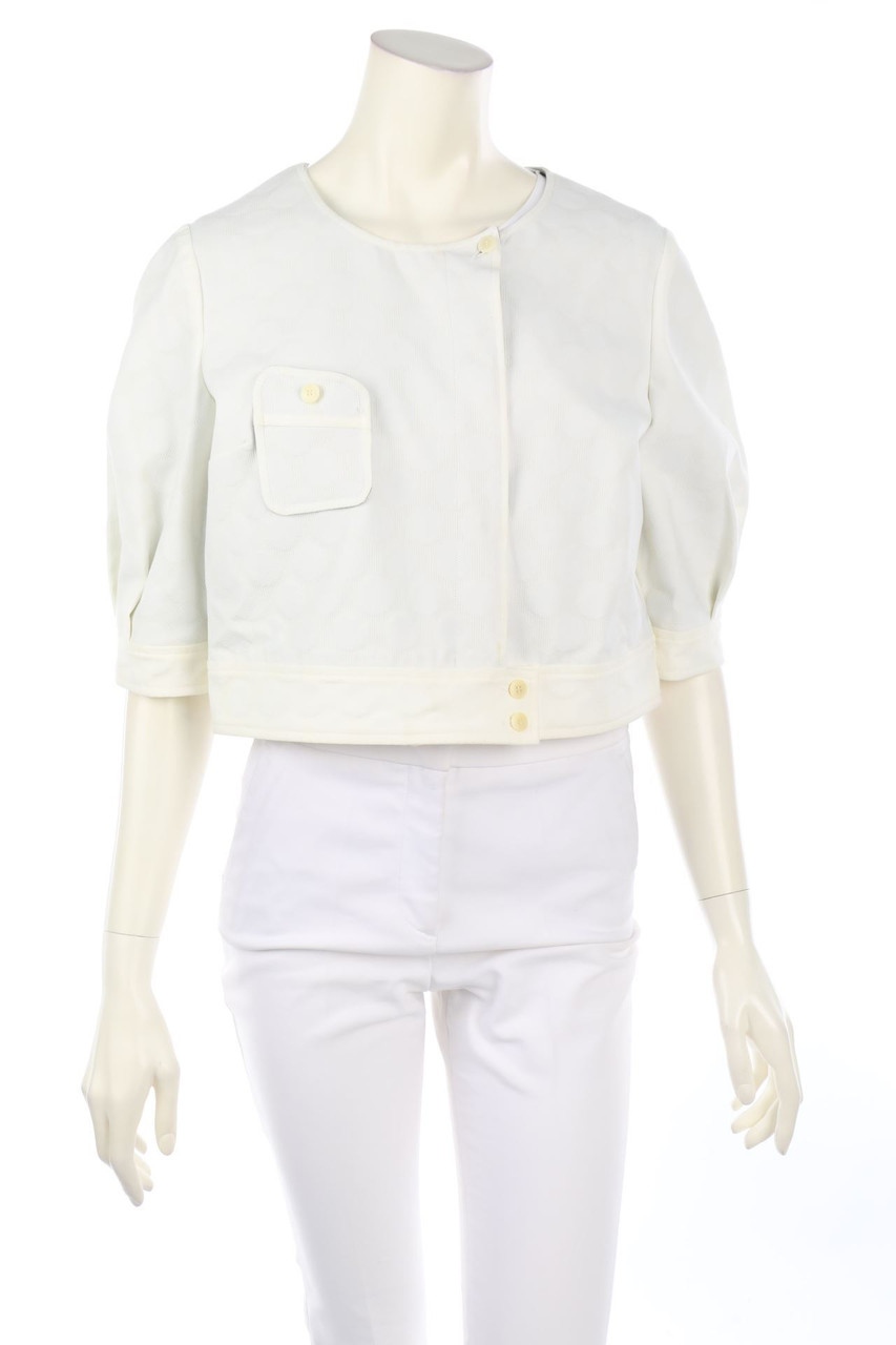 AJ ARMANI JEANS - Blazer-Jacke mit Logo-Patch - D 36