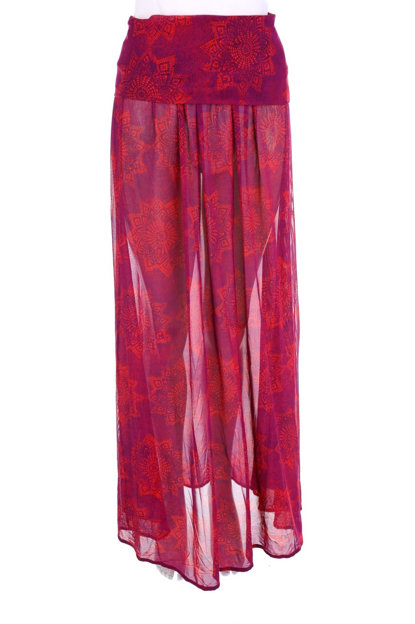 FISICO - Maxi-Rock mit Blumen-Print - S