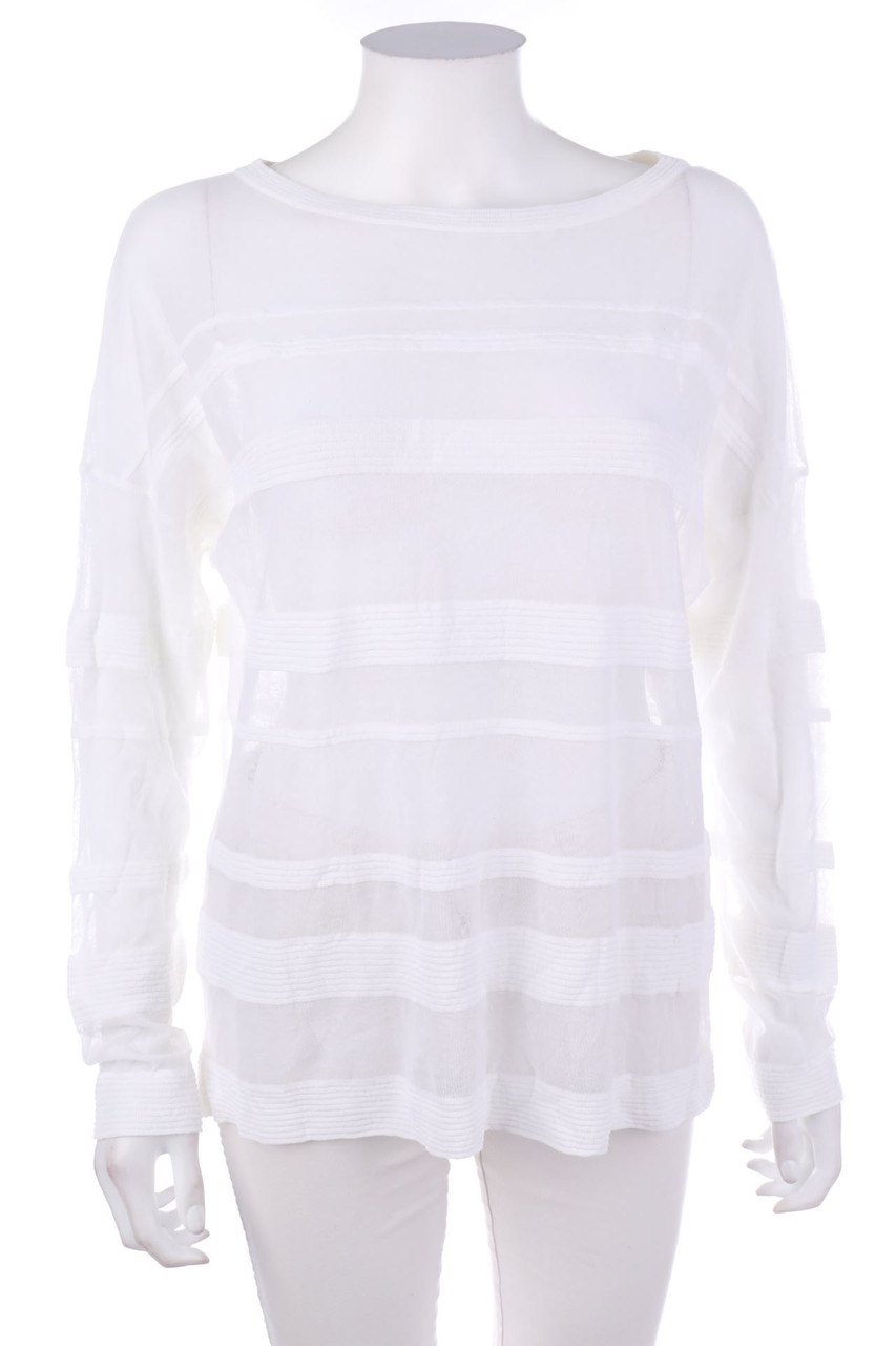 MARC CAIN - Longsleeve-Shirt mit Streifen - L