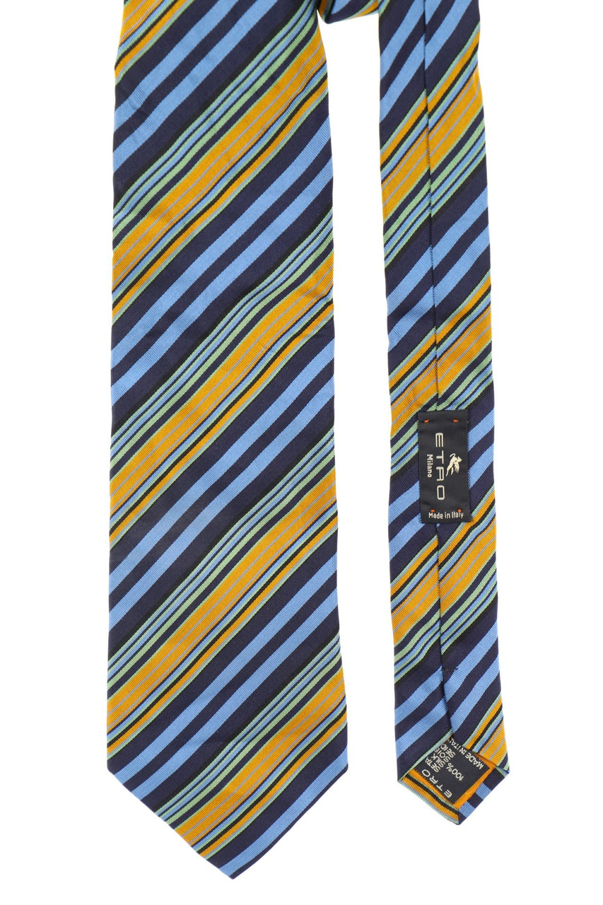 ETRO MILANO - Seiden-Krawatte mit Streifen