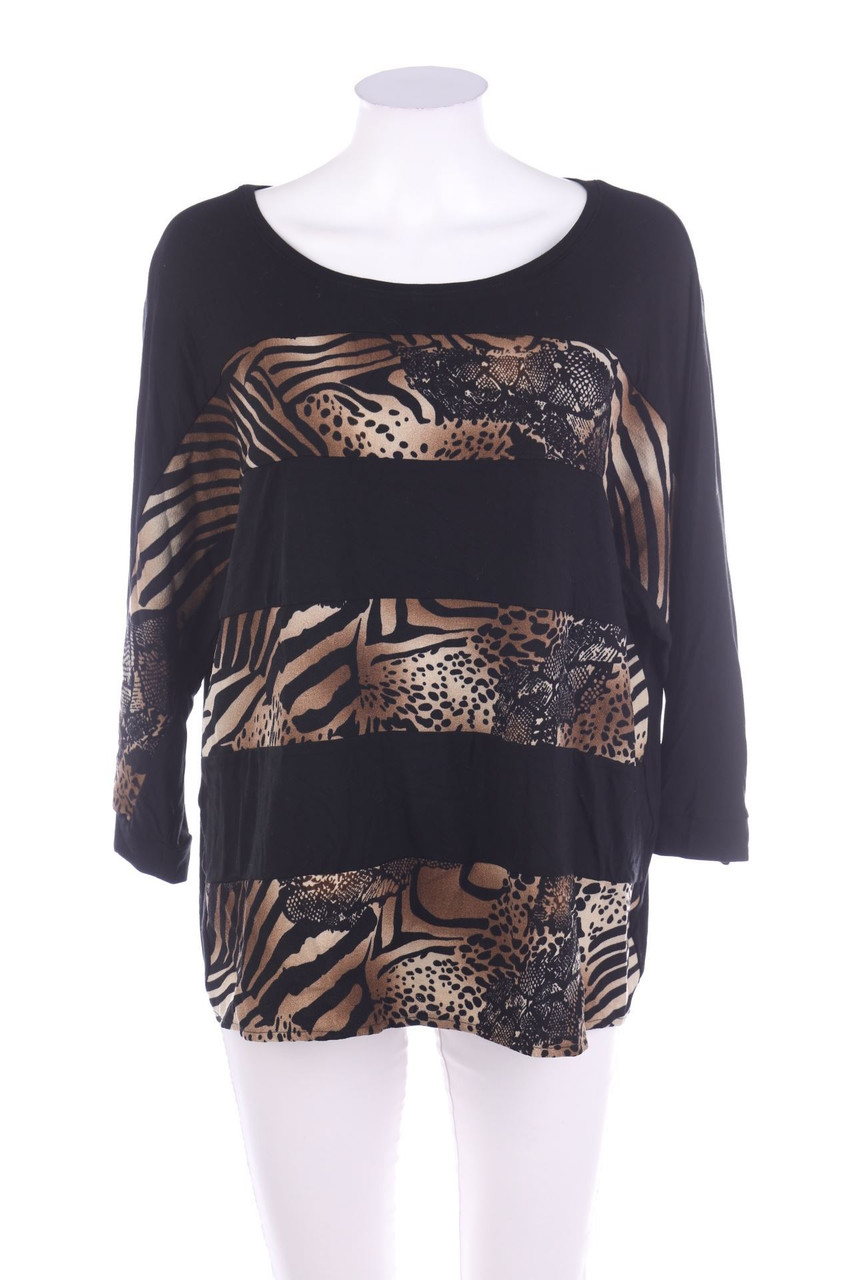 NAVIGAZIONE - Batwing-Shirt mit Animal-Print - D 42