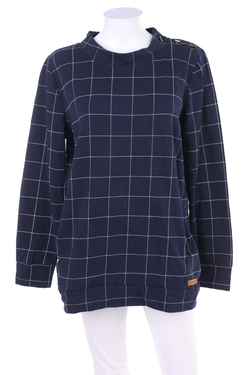 Soquesto - Sweatshirt mit Karo-Muster - D 42