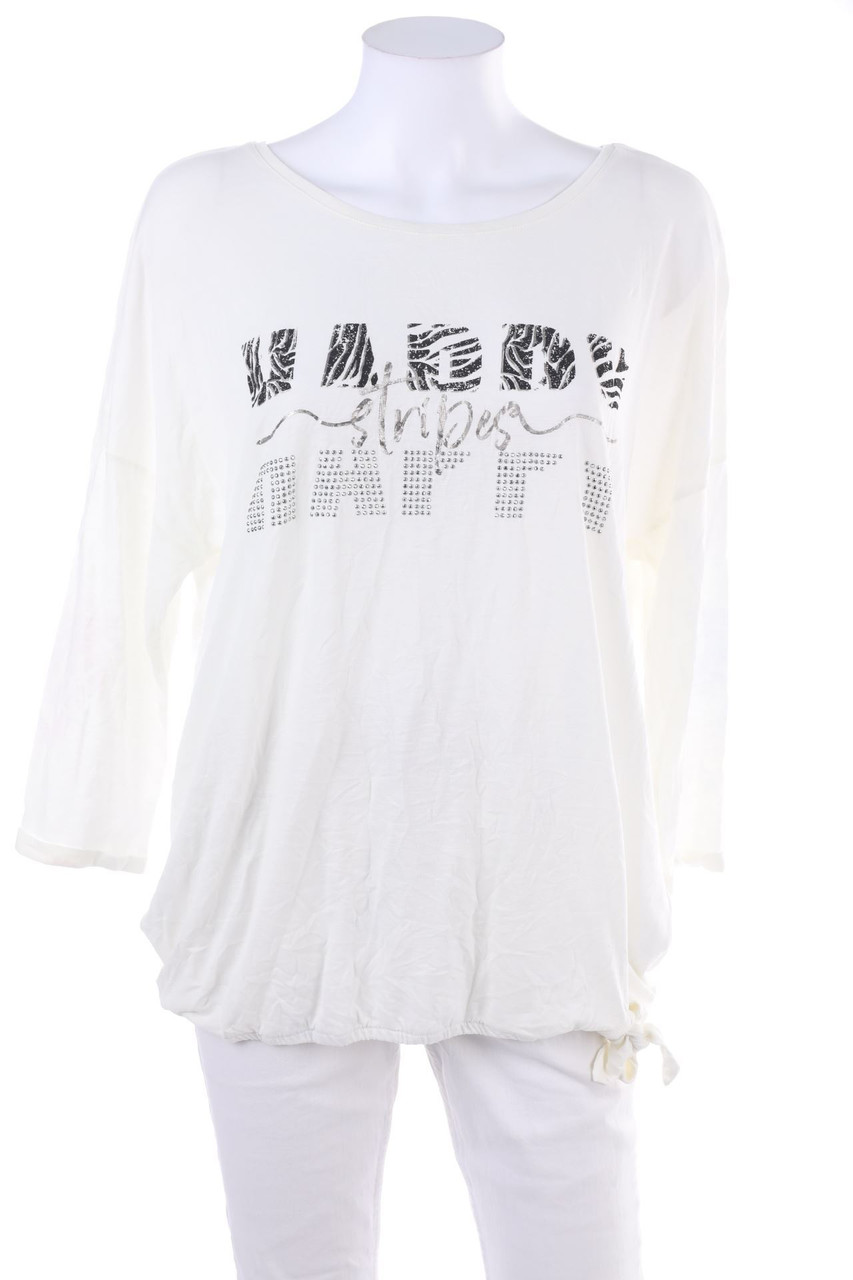 CECIL - 3/4-Arm-Shirt mit Statement-Print - L