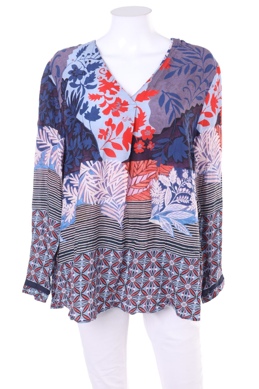 ERFO - Bluse mit Print - D 48