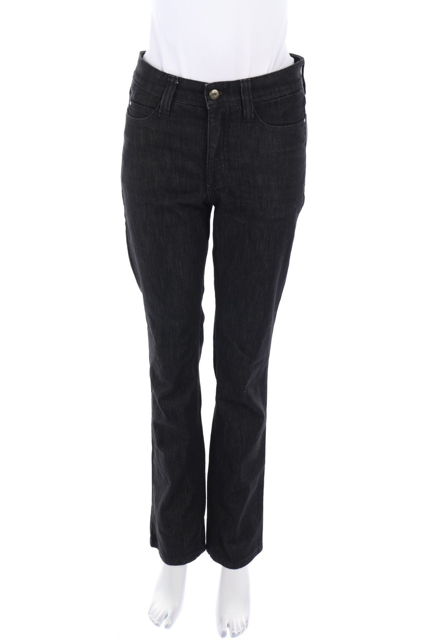 MAC - Straight Cut Jeans mit Strass-Steinen - D 38