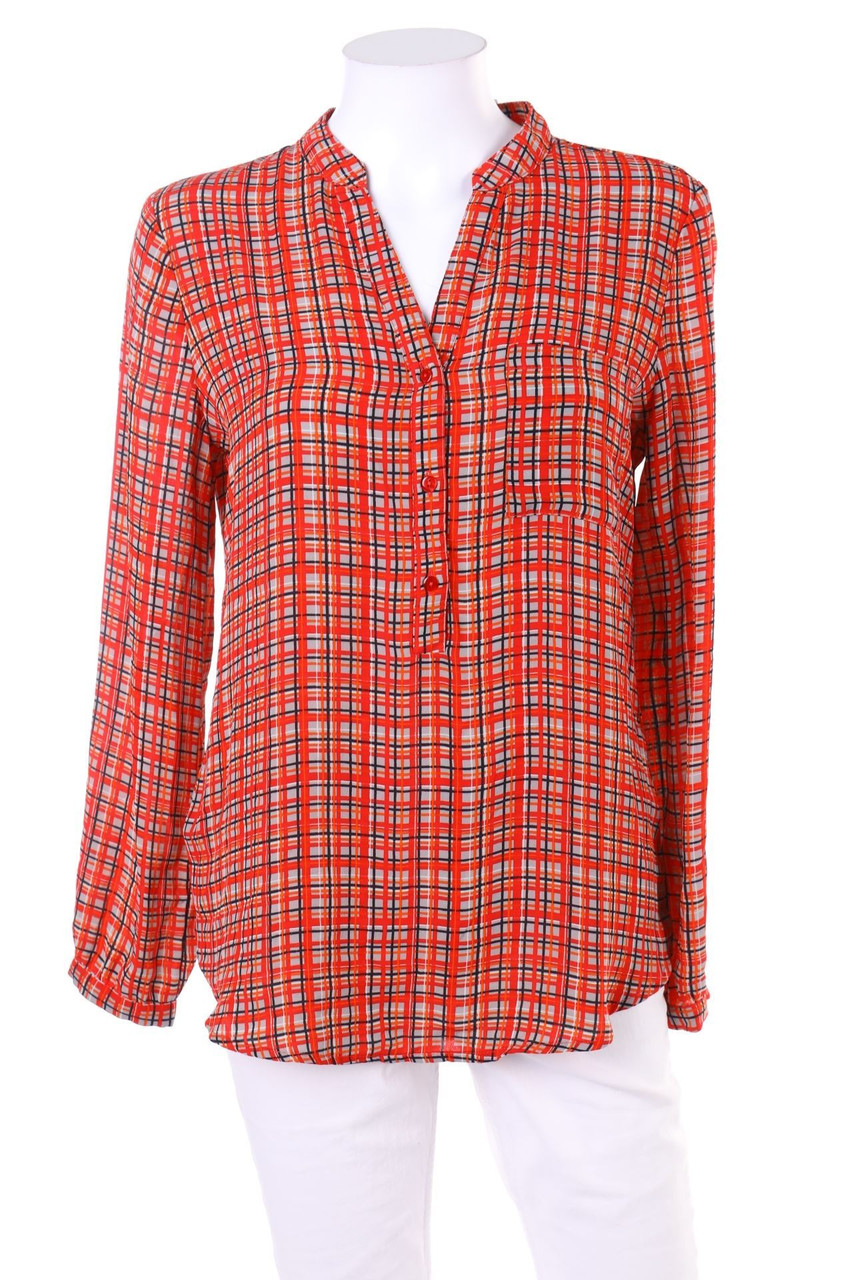 promod - Karo-Bluse - D 34