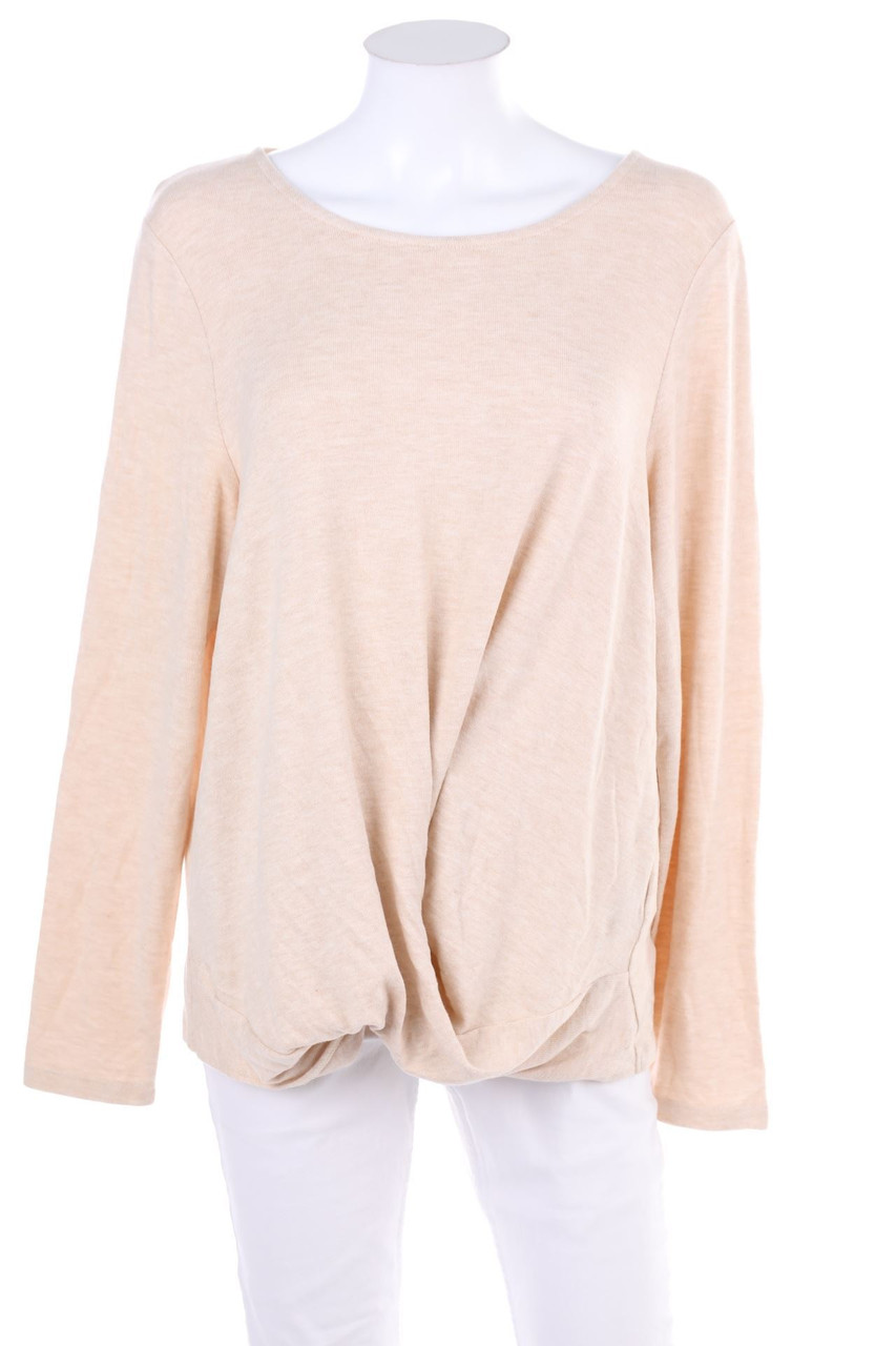 Street One - Longsleeve-Shirt mit Drapierung - D 42