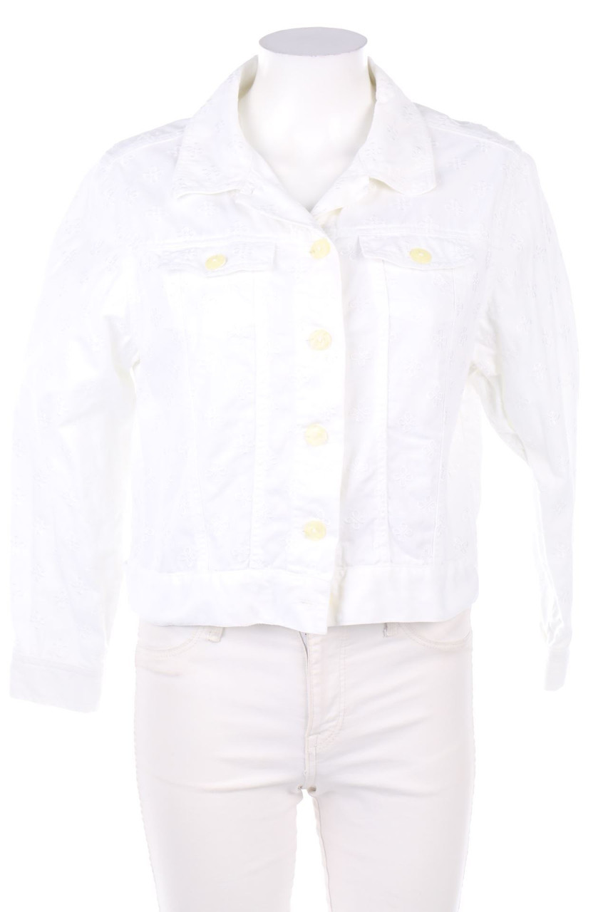 VINTAGE-TEIL - Jeans-Jacke mit Stickereien - D 36