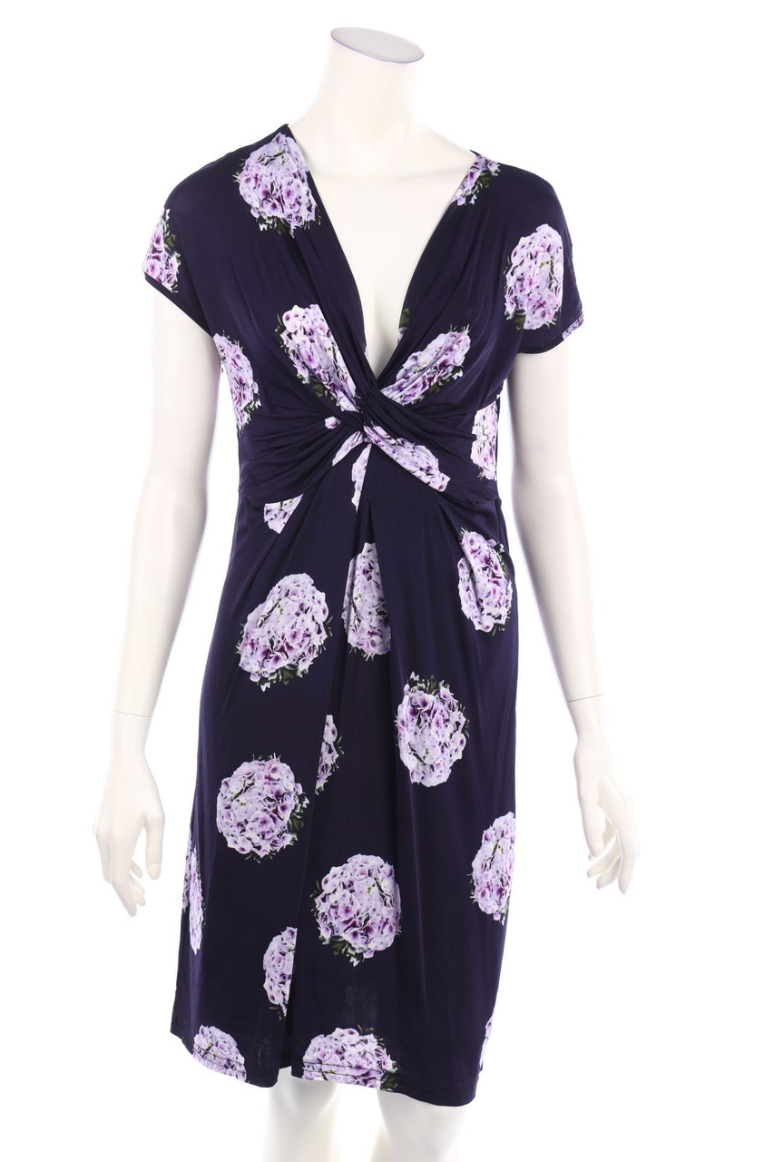 NOTIZIE - Cocktailkleid mit Drapierung - S