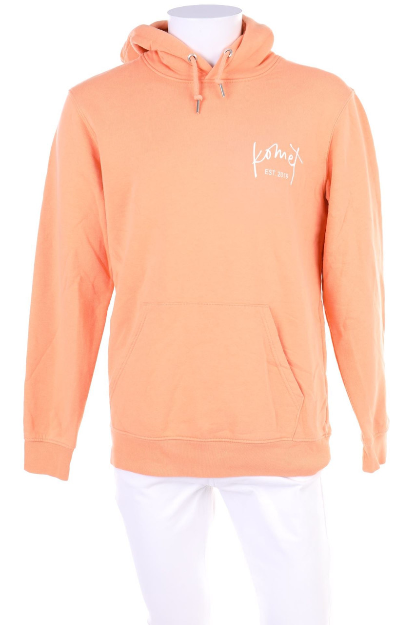 komet - Kapuzen-Pullover mit Print - L