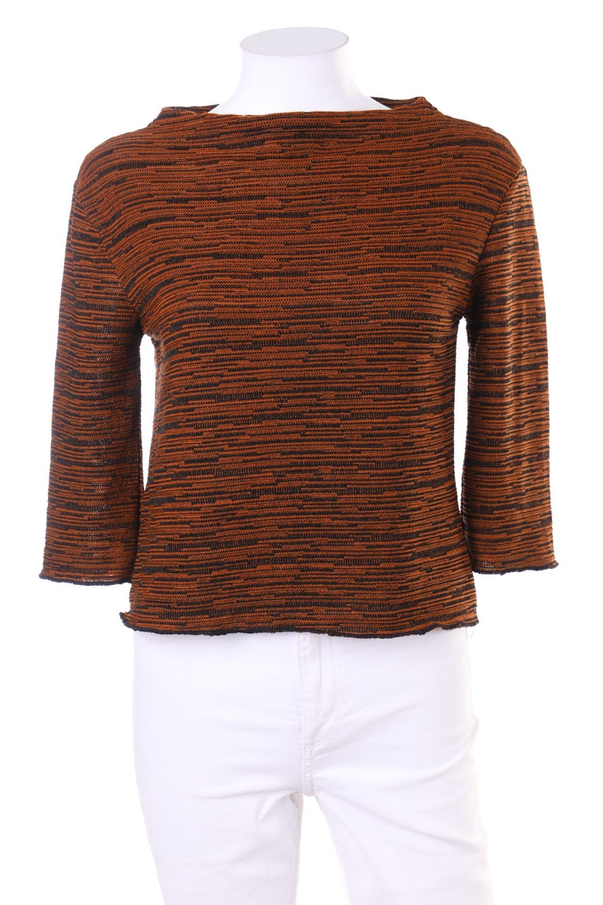 ZARA TRF - Streifen-3/4-Arm-Shirt - M