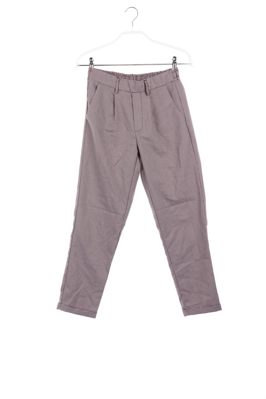 Stradivarius - Treggings mit Karo-Muster - S