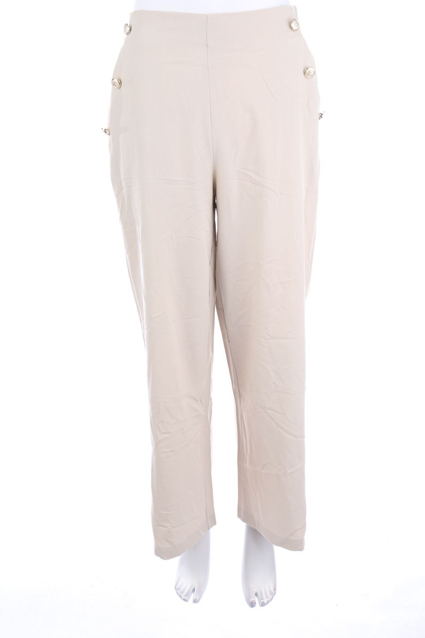 Hailys - Hose mit Schmuck-Knöpfen - M