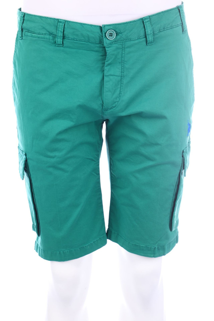 USA POLO SPORT - Cargo-Shorts aus Baumwoll-Mix mit Logo-Stickerei - 48