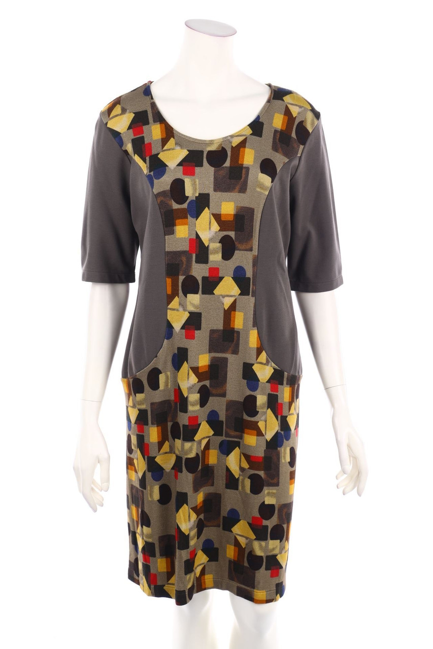 MONIKA VARGA milano - Kleid mit Geo-Print - D 40