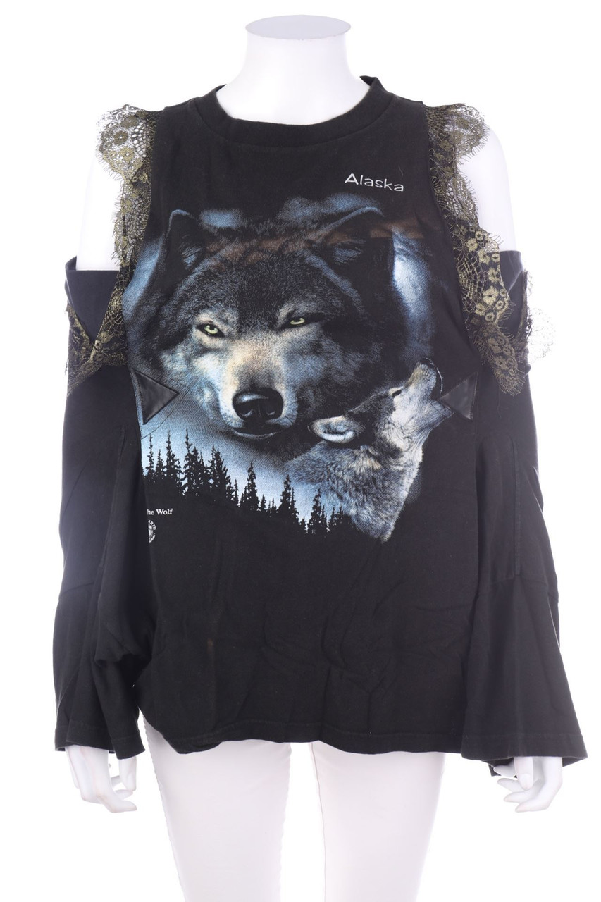 DRYCLEANONLY  BANGKOK - Print-Top mit Spitze - XL